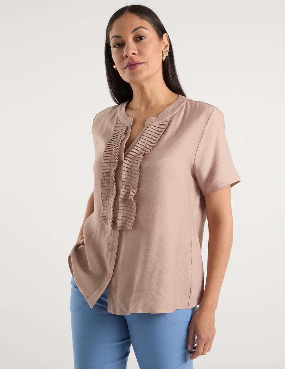 Blusa manga corta para mujer 1