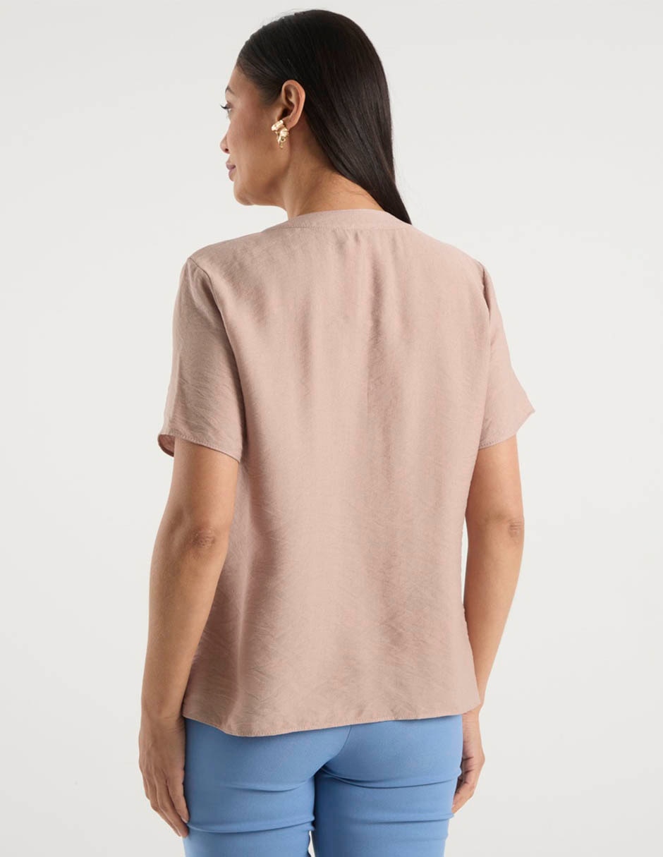 Blusa manga corta para mujer 11