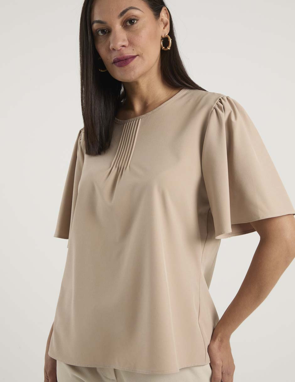 Blusa manga corta para mujer 10