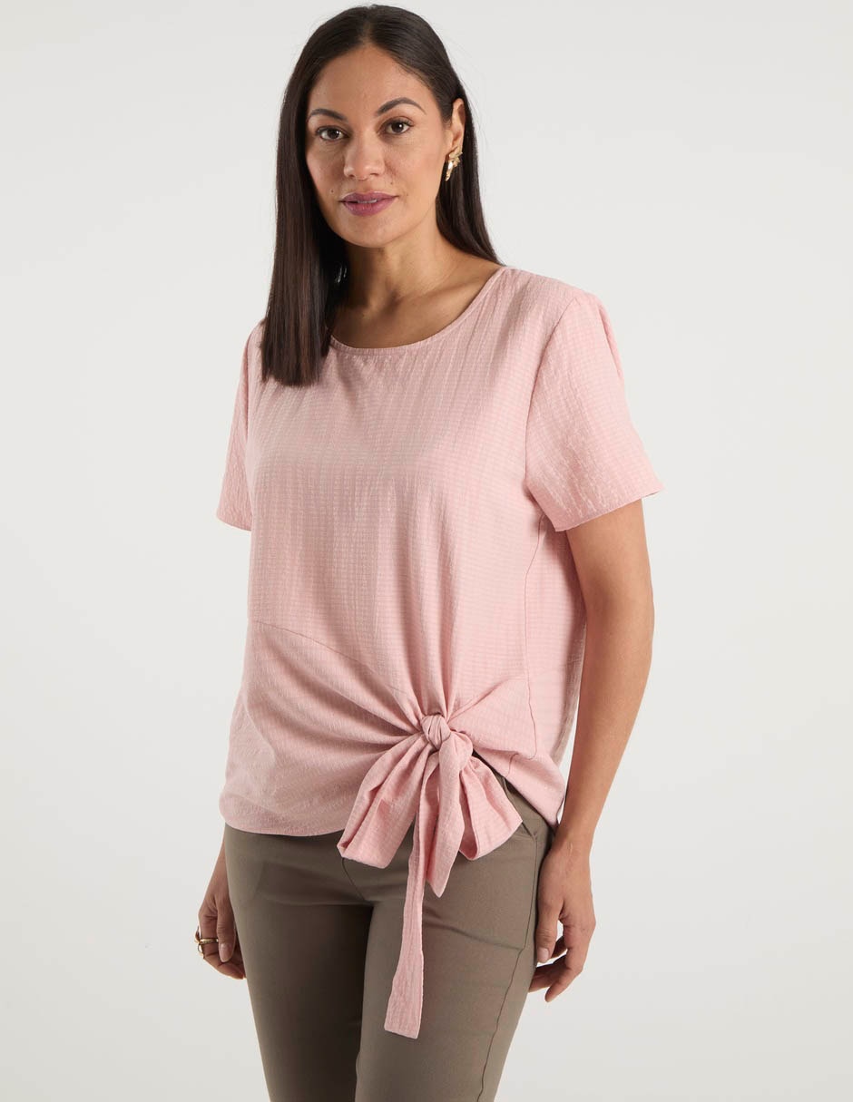 Blusa manga corta para mujer 7