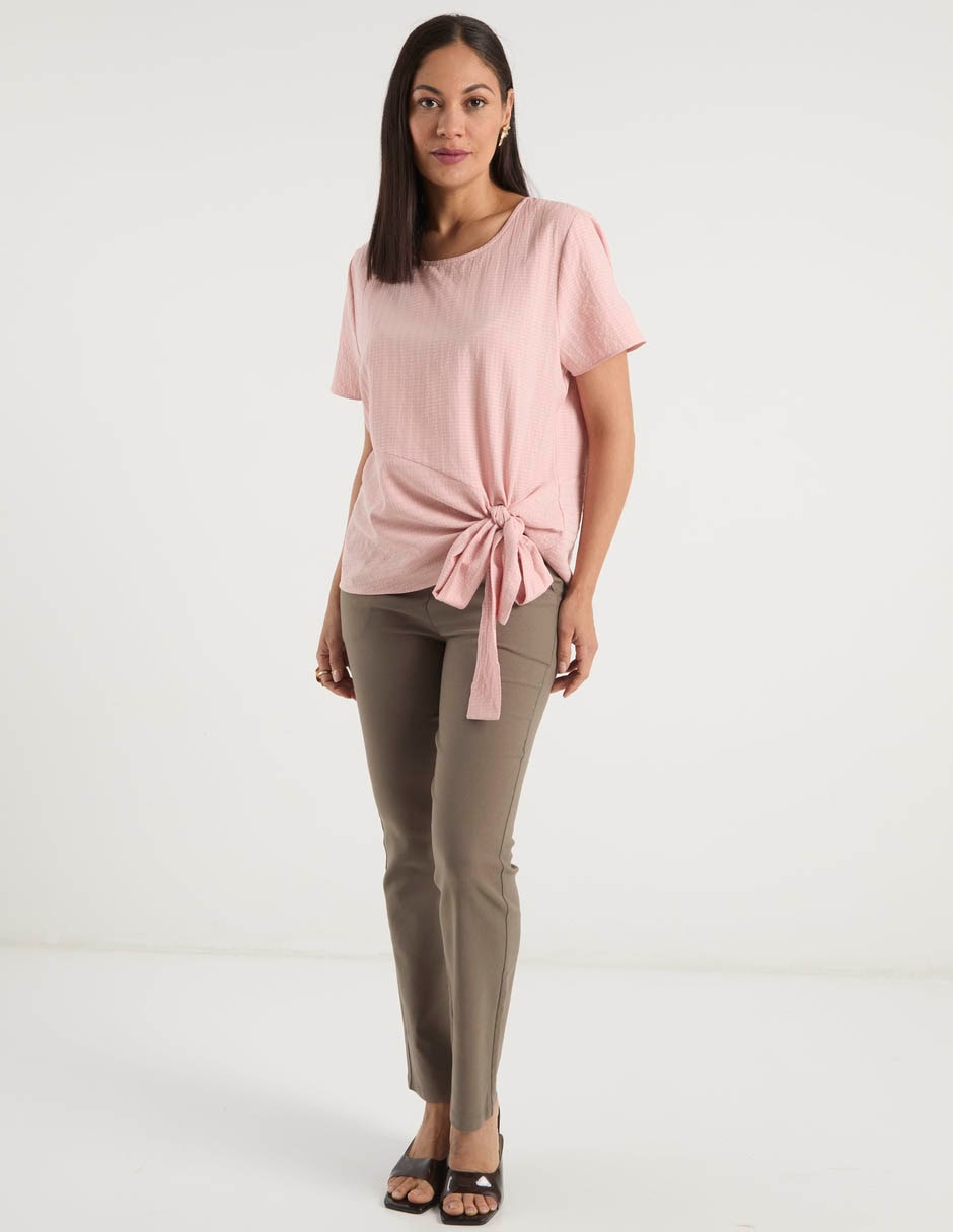 Blusa manga corta para mujer 8