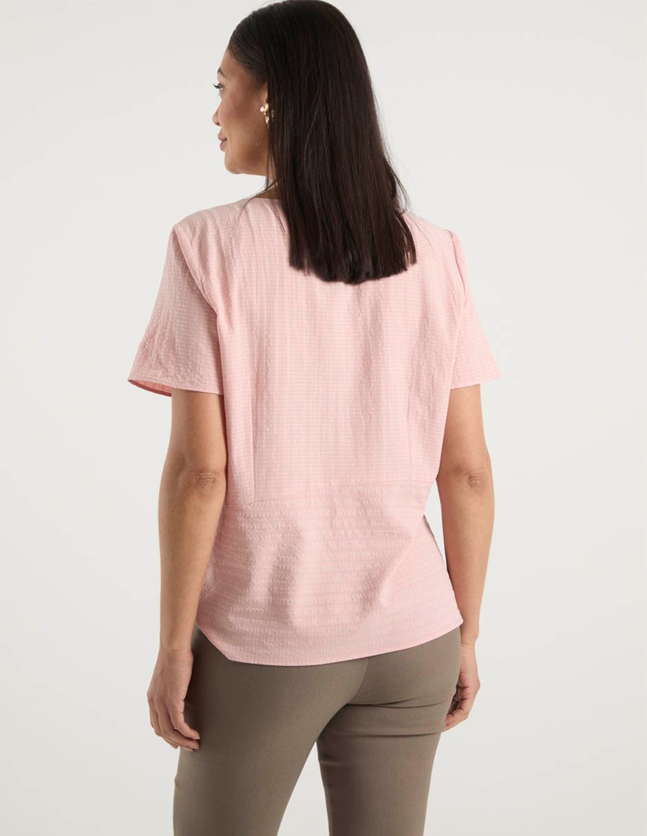 Blusa manga corta para mujer 11