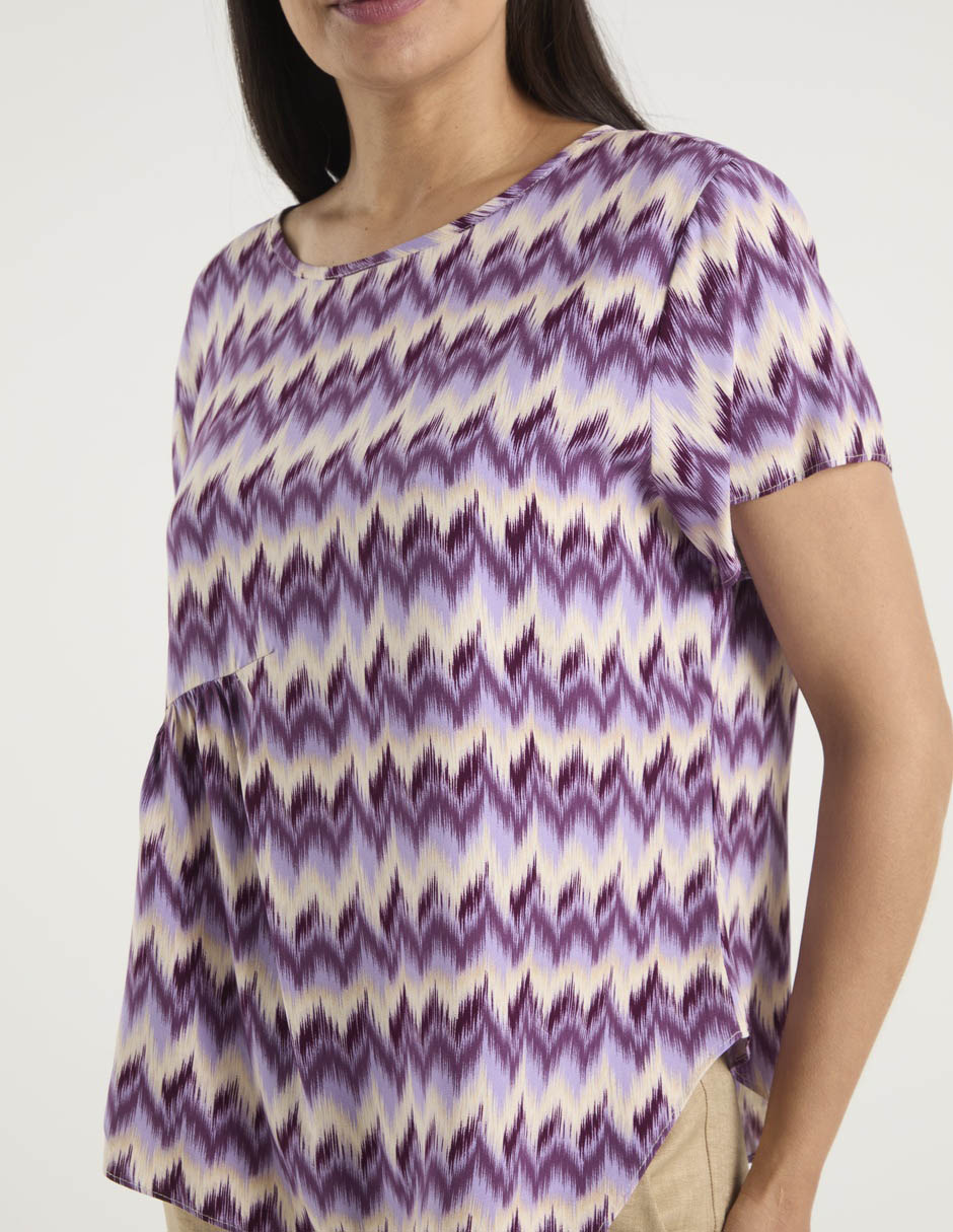 Blusa manga corta para mujer 10
