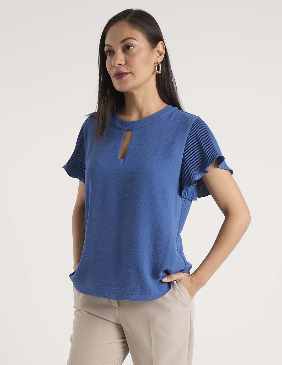 Blusa manga corta para mujer 7