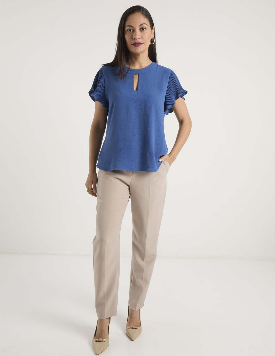 Blusa manga corta para mujer 8