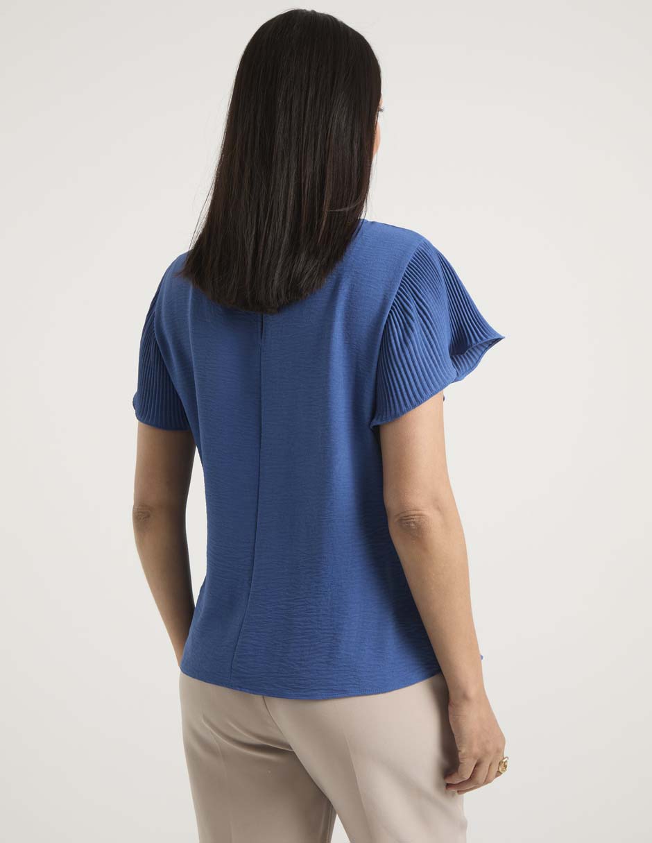 Blusa manga corta para mujer 11