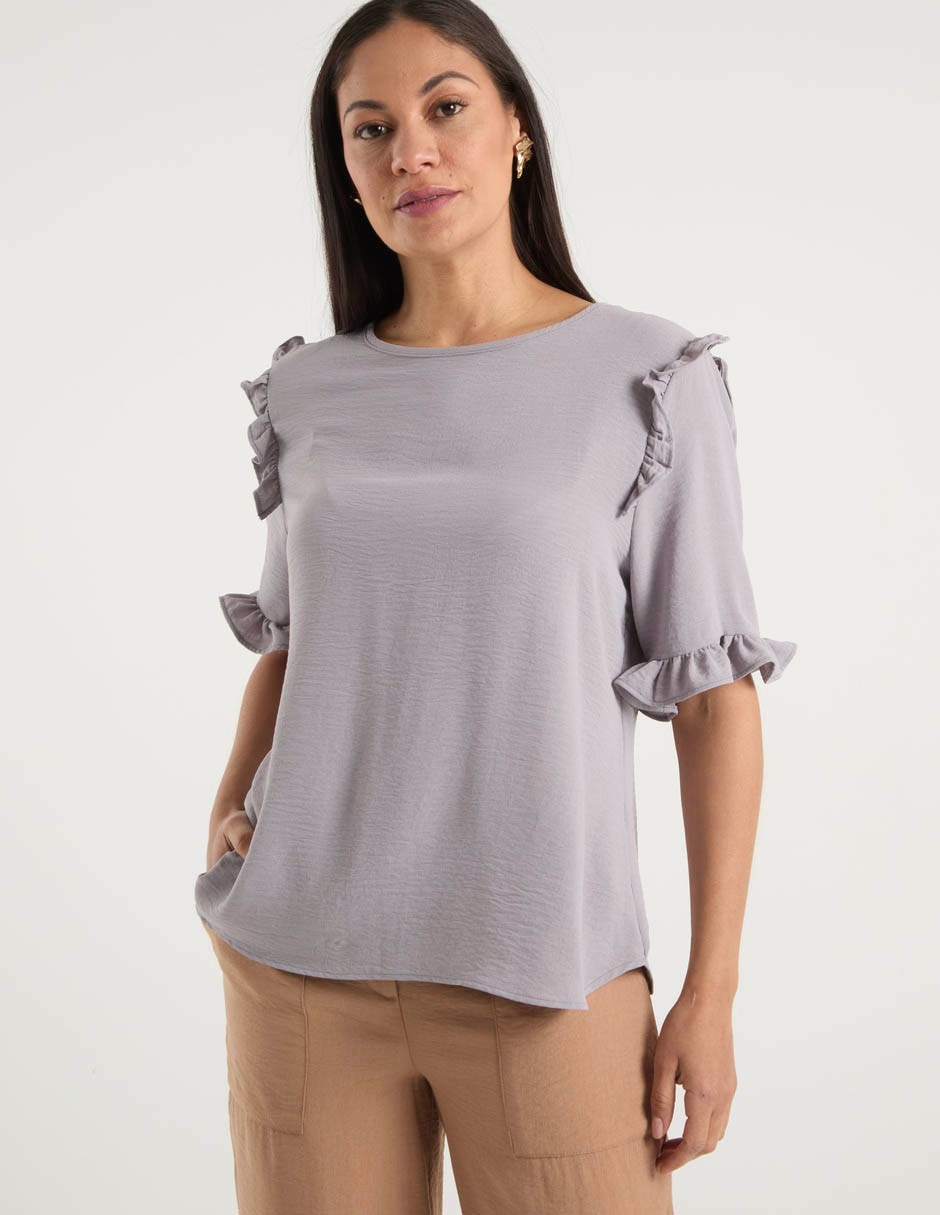 Blusa manga corta para mujer 1