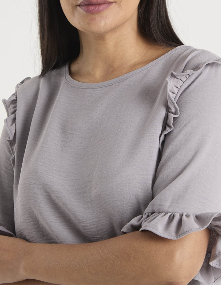 Blusa manga corta para mujer 9