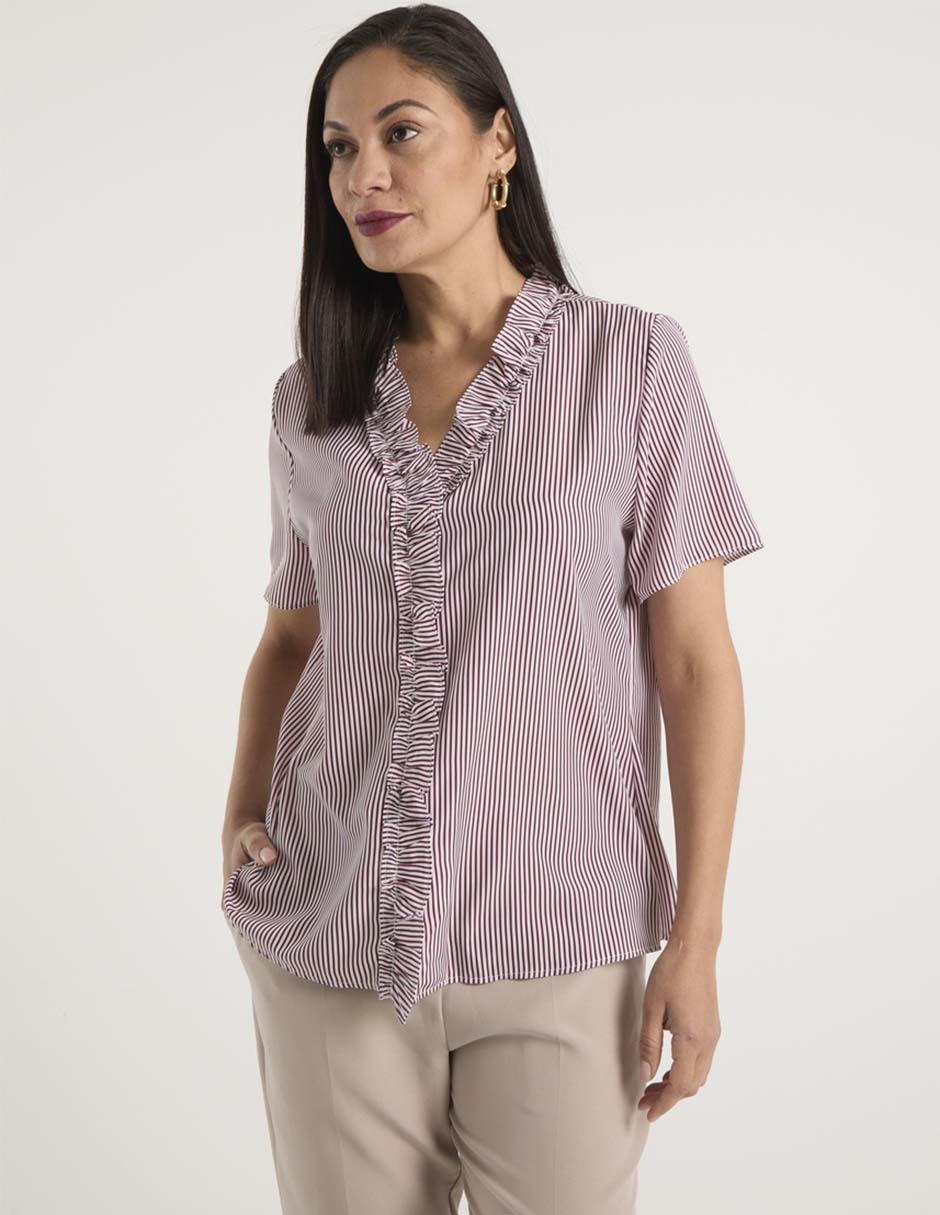 Blusa manga corta para mujer 1