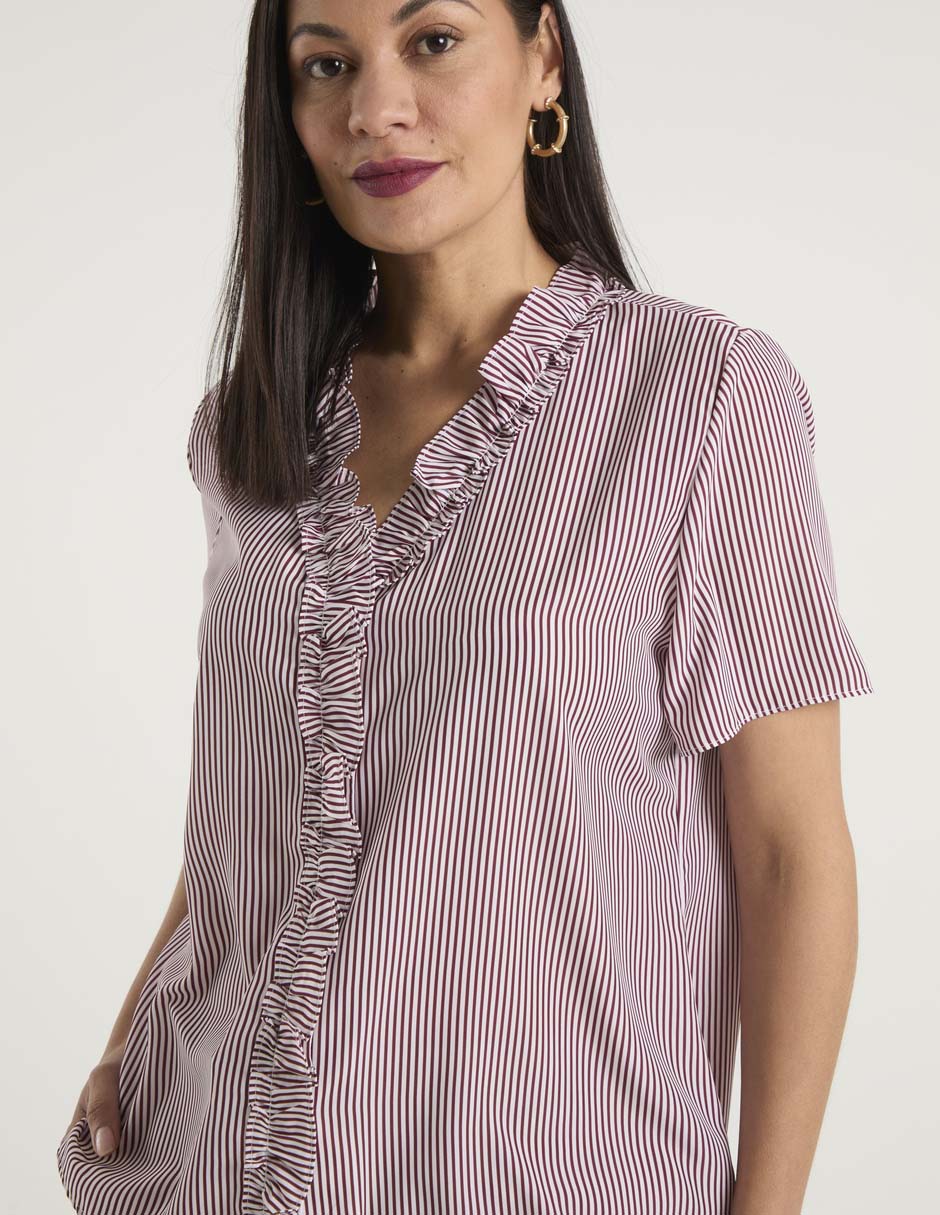 Blusa manga corta para mujer 10