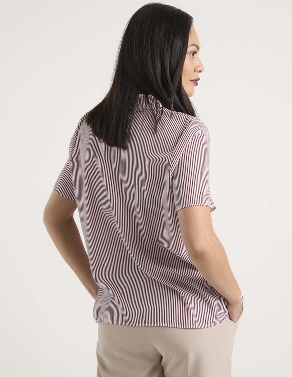 Blusa manga corta para mujer 11