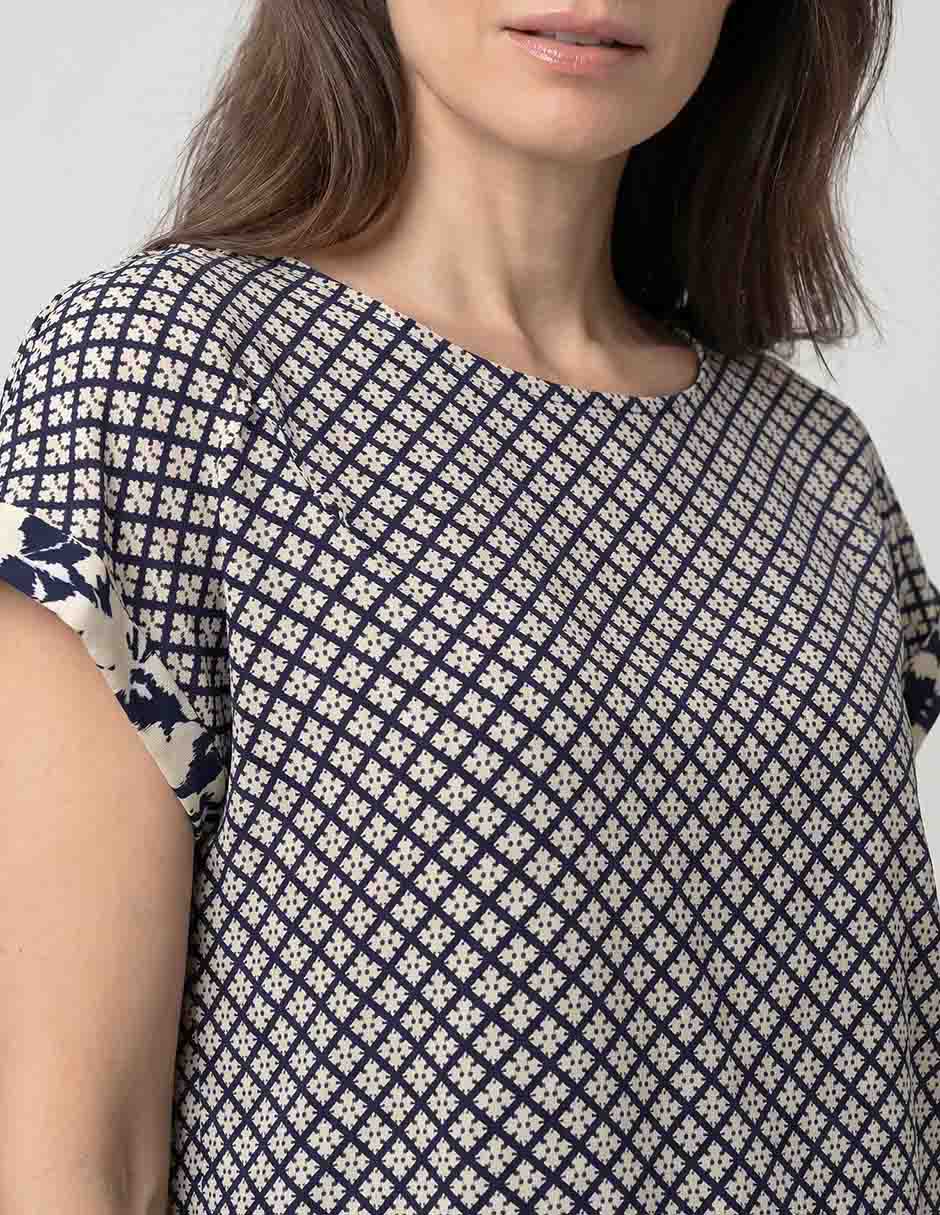 Blusa manga corta para mujer 4