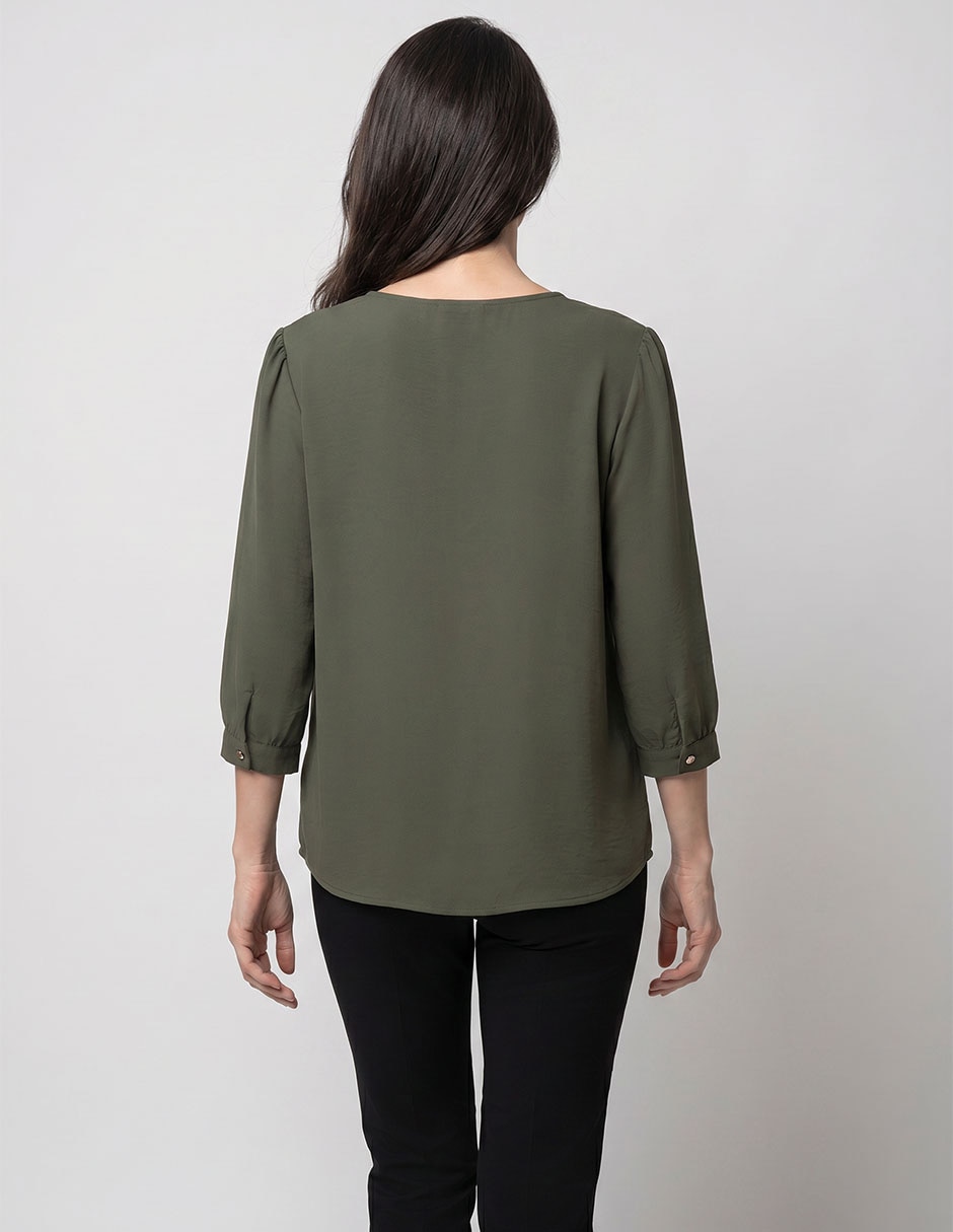 Blusa manga 3/4 para mujer 2