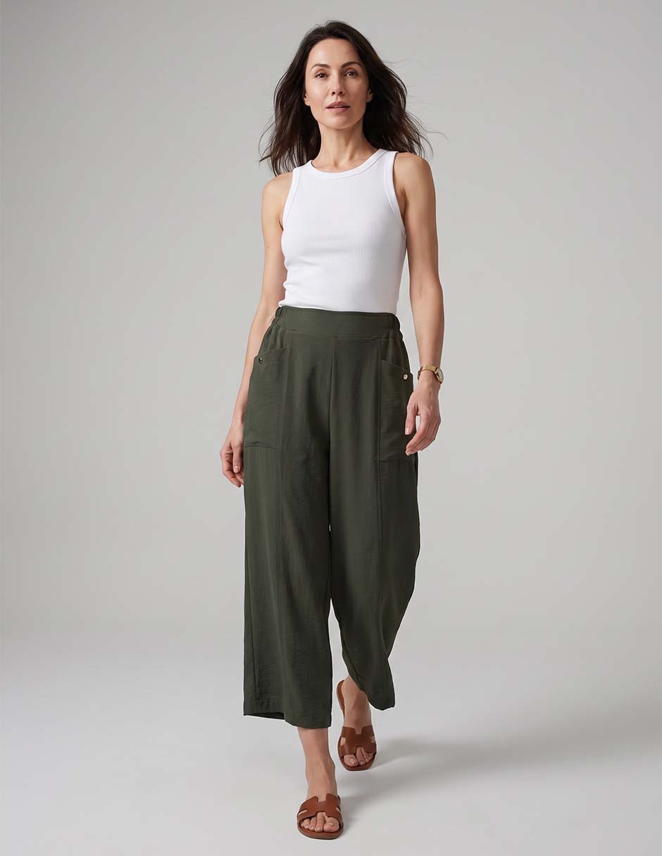 Pantalón relaxed amplio para mujer 3