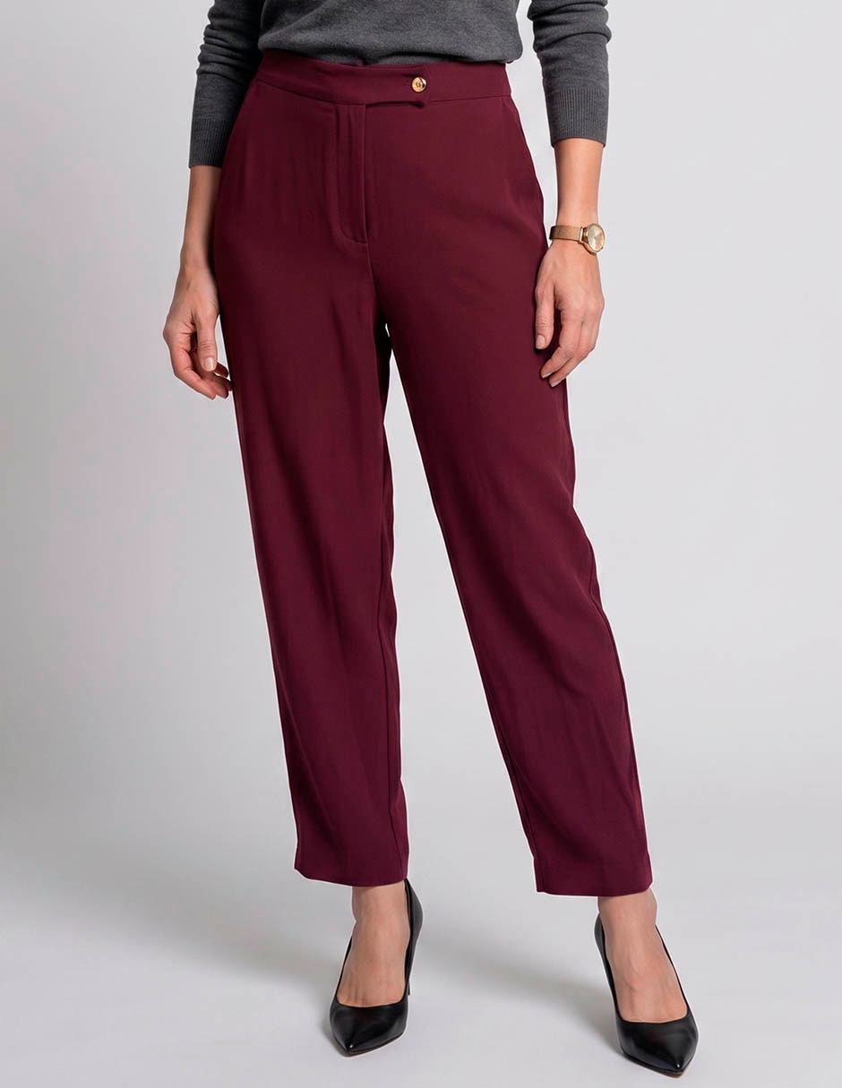 Pantalón regular la mode para mujer