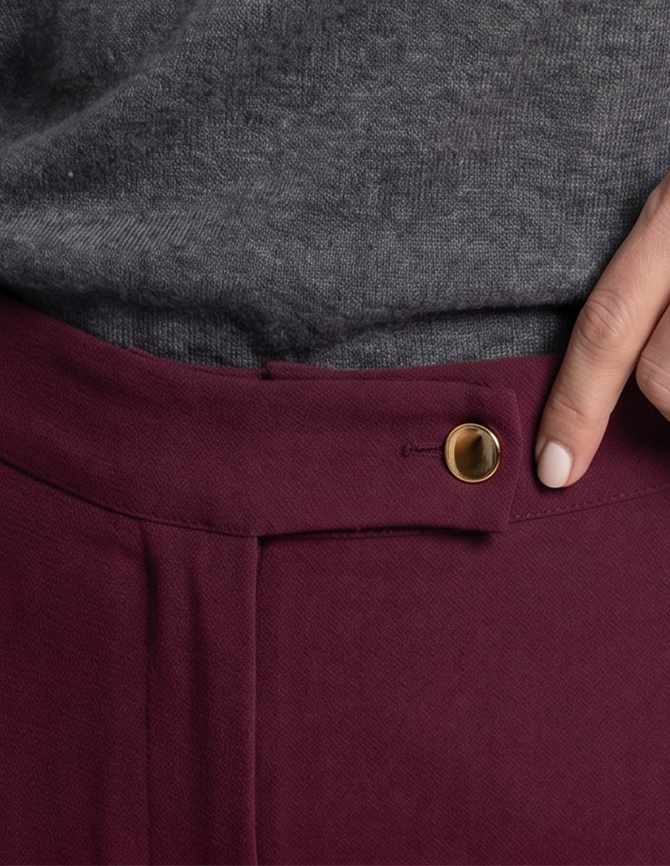 Pantalón regular la mode para mujer