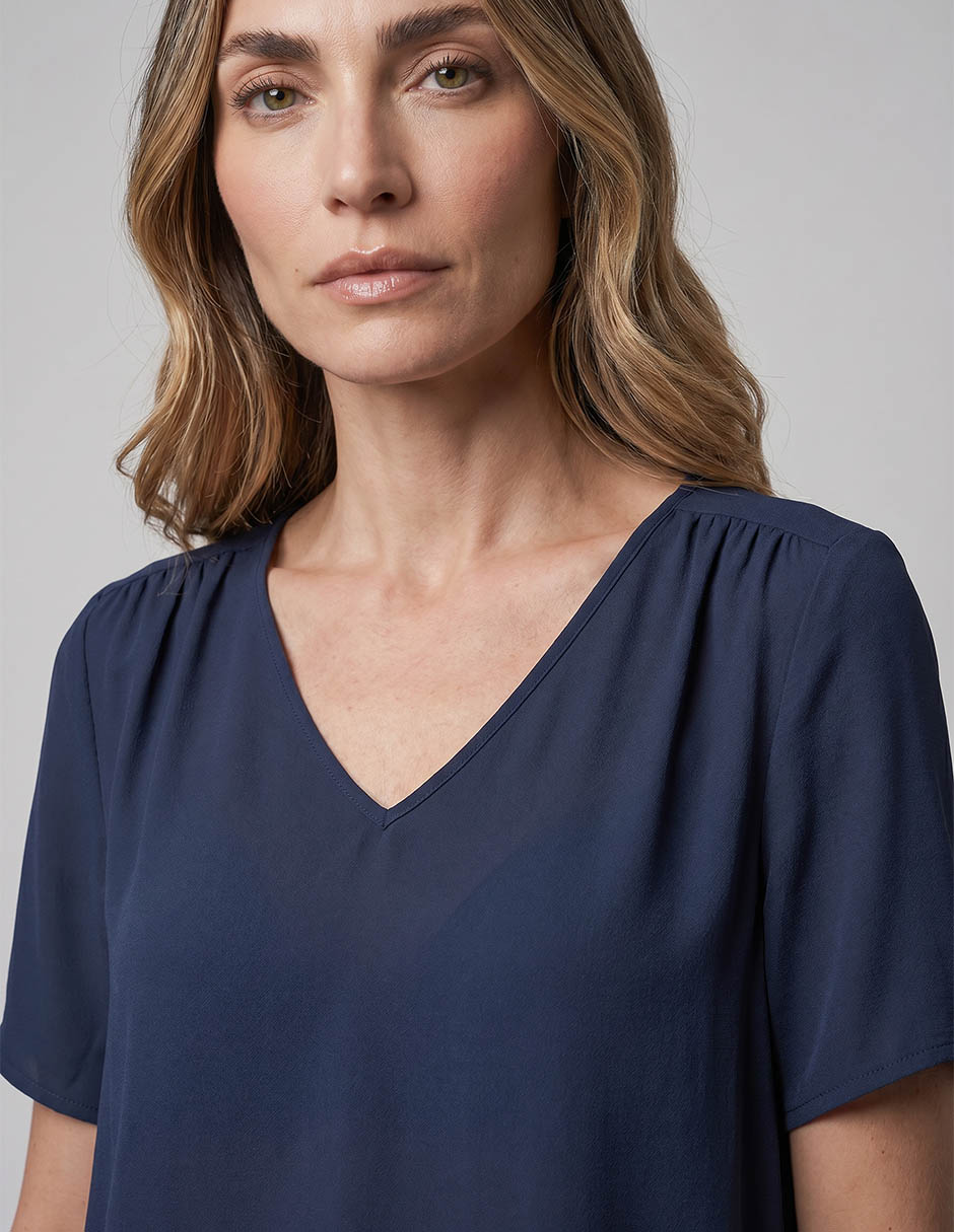Blusa manga corta para mujer 3
