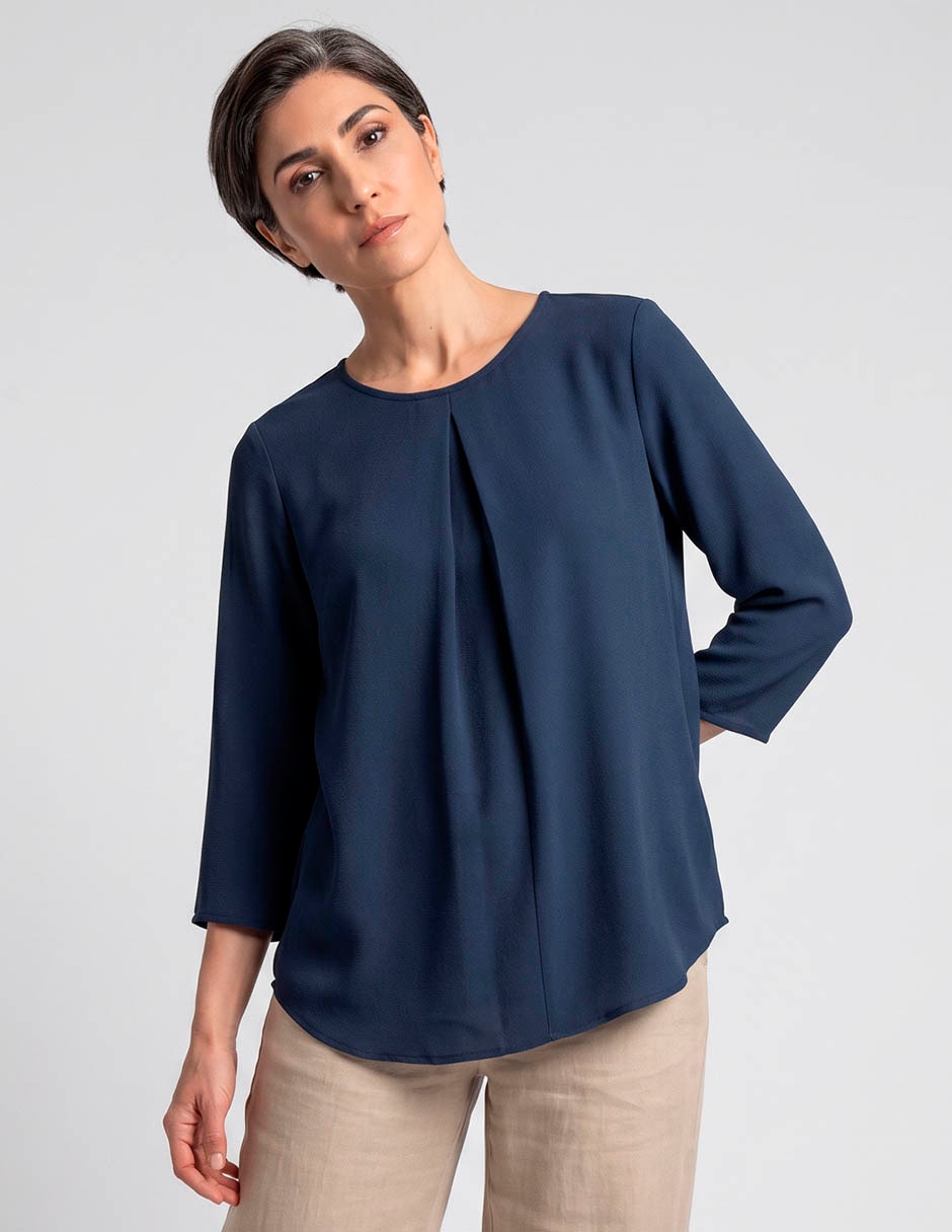 Blusa manga 3/4 para mujer Blusa manga 3/4 para mujer