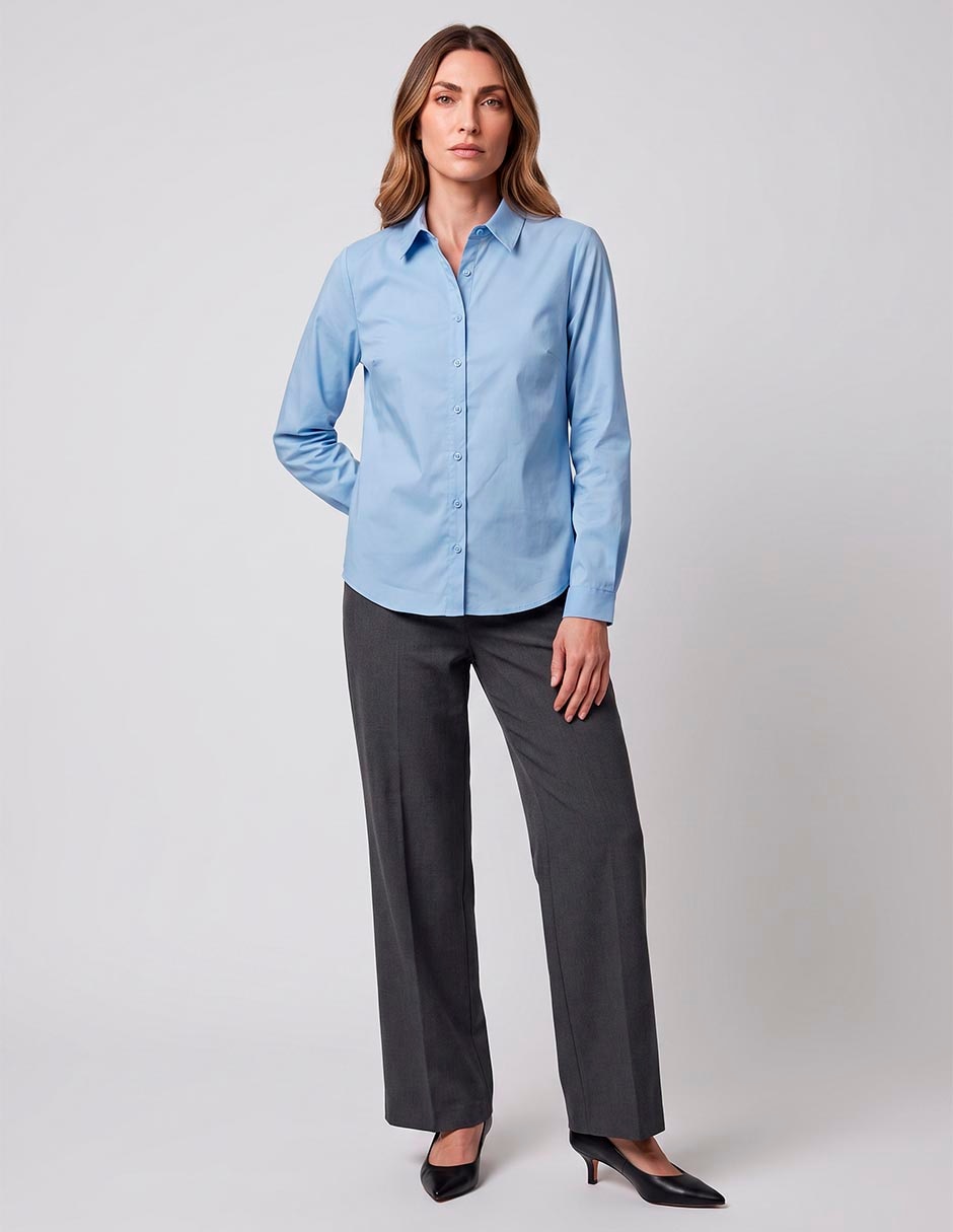 Blusa manga larga para mujer