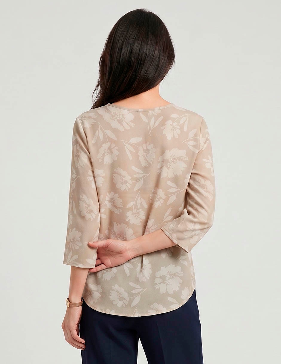 Blusa manga 3/4 para mujer 2