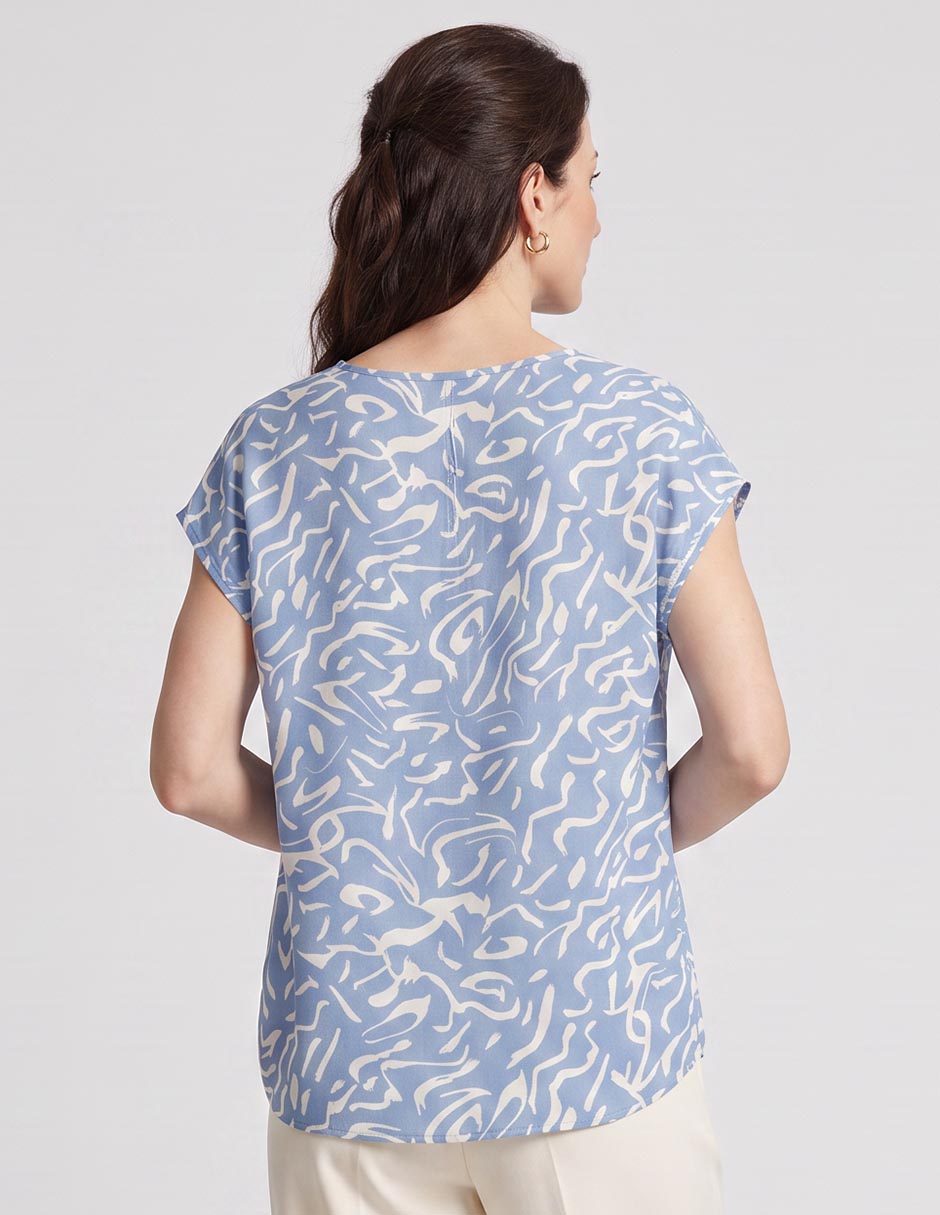 Blusa manga corta para mujer 2
