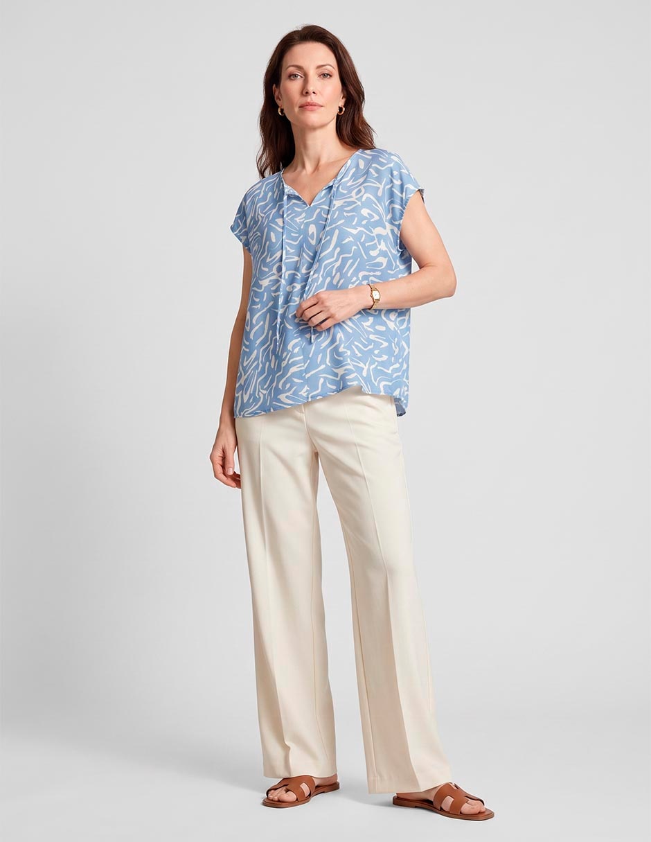 Blusa manga corta para mujer 3