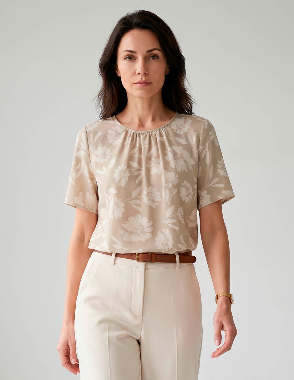 Blusa manga corta para mujer Blusa manga corta para mujer