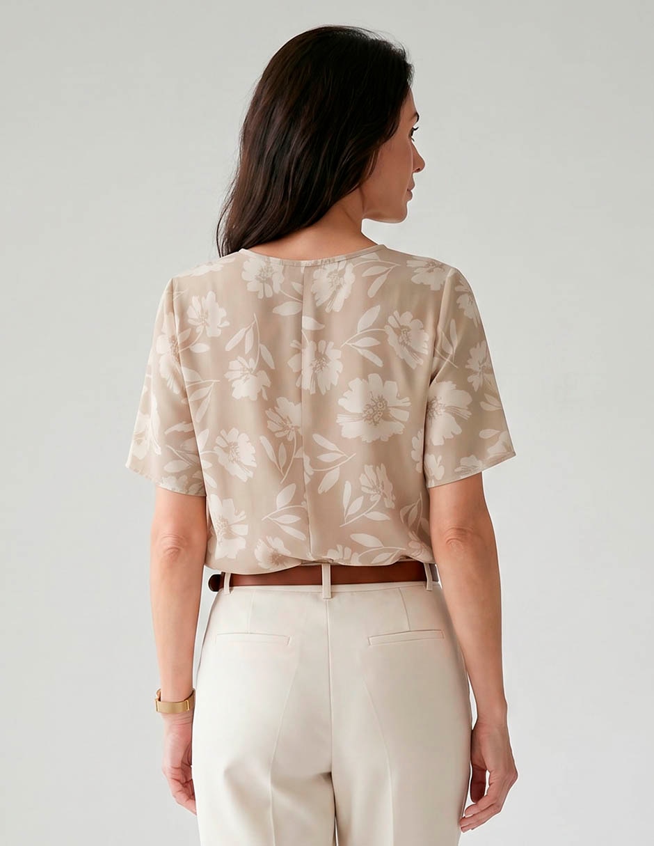 Blusa manga corta para mujer 2