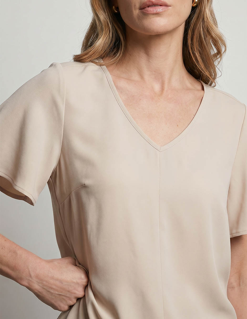 Blusa manga corta para mujer 3