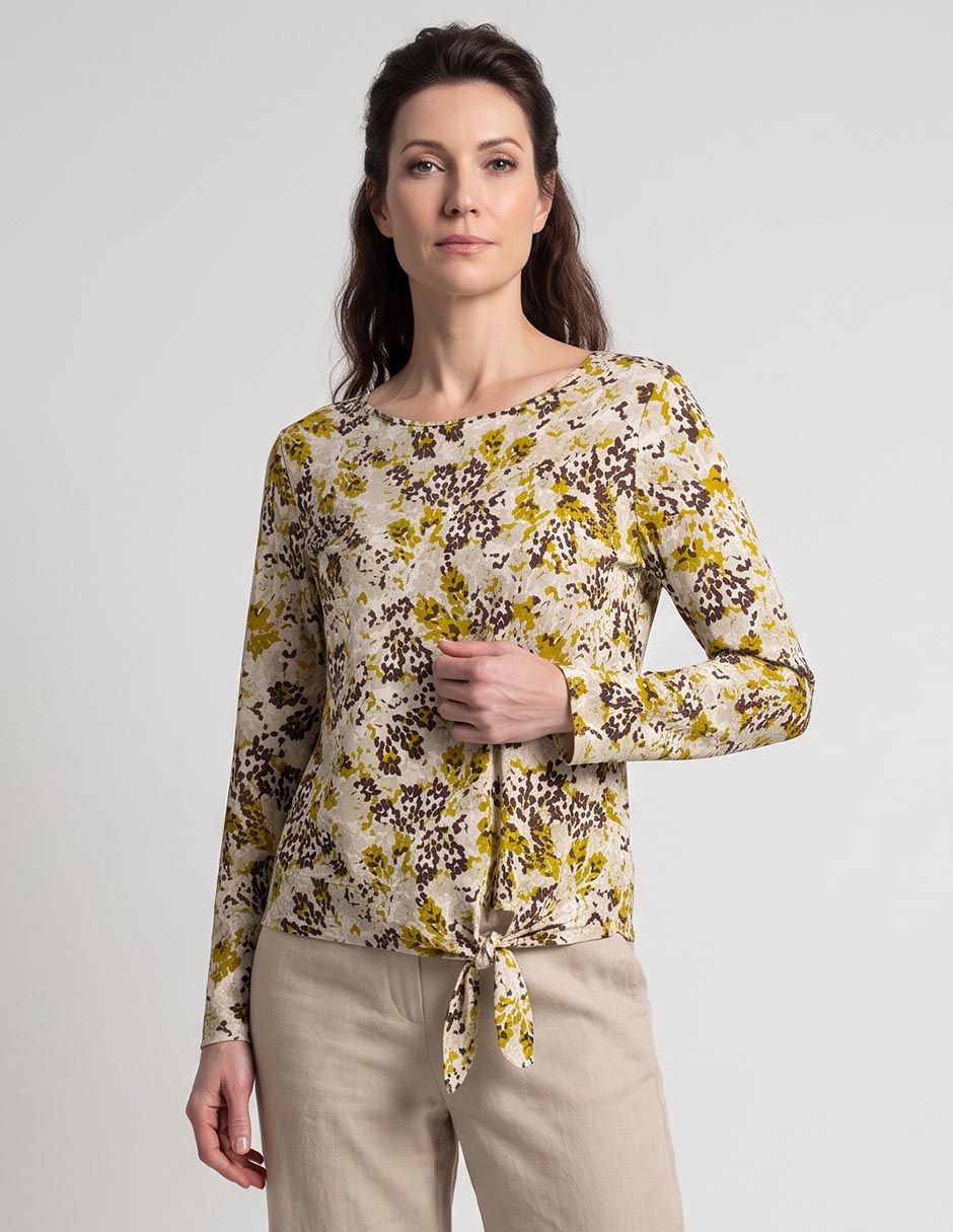 Blusa manga larga para mujer