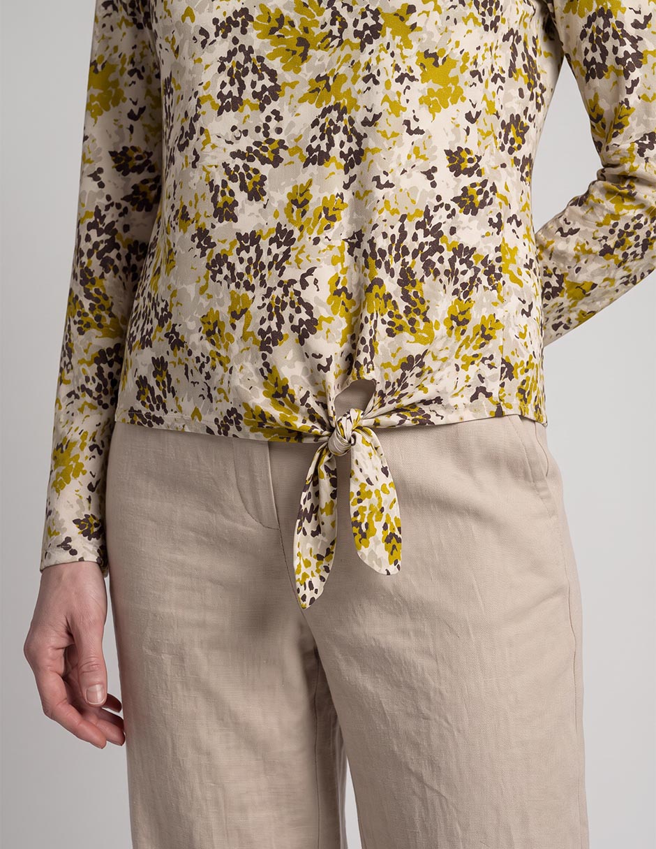 Blusa manga larga para mujer