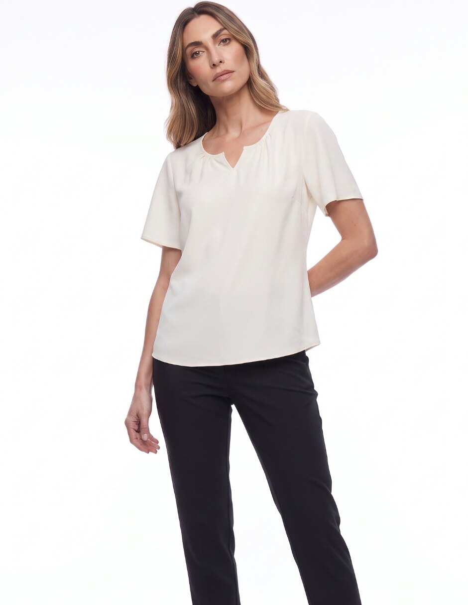 Blusa manga corta para mujer Blusa manga corta para mujer