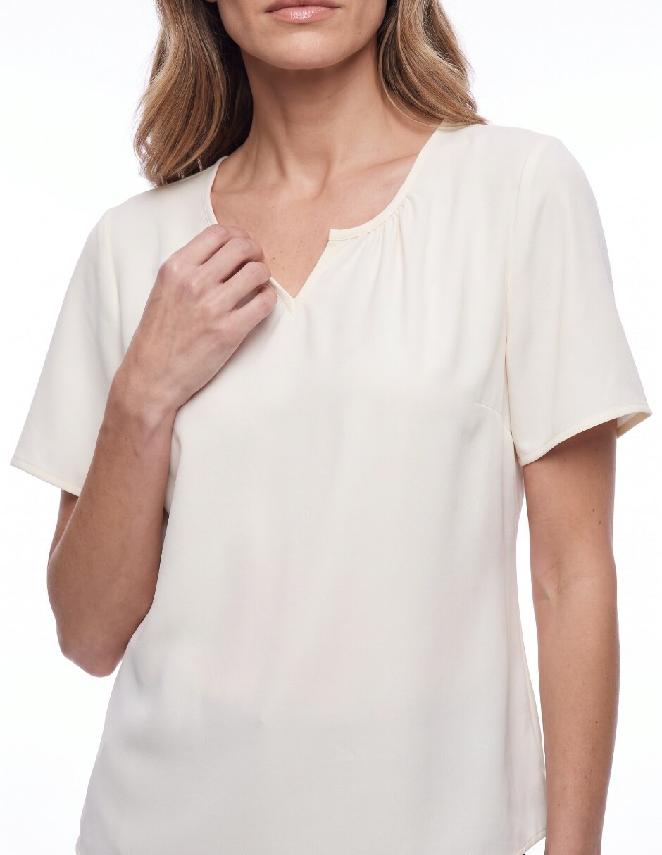 Blusa manga corta para mujer 3