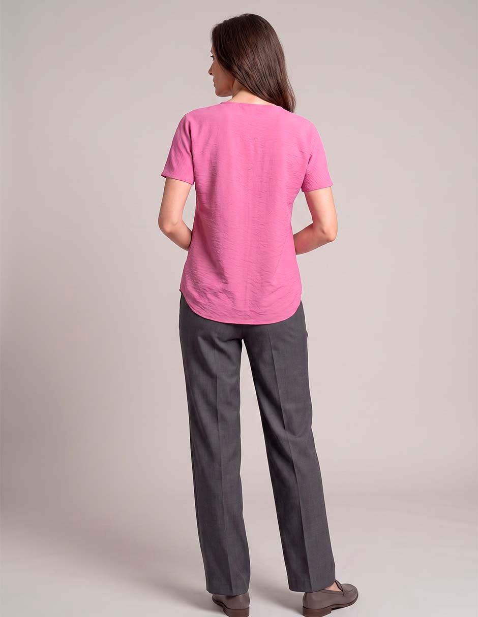 Blusa manga corta para mujer 4
