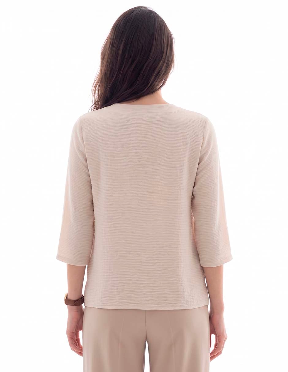 Blusa Manga 3/4 Para Mujer 4