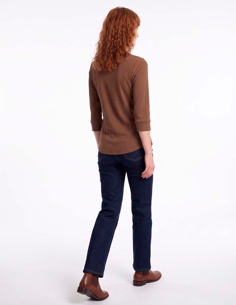 Blusa manga 3/4 para mujer 4