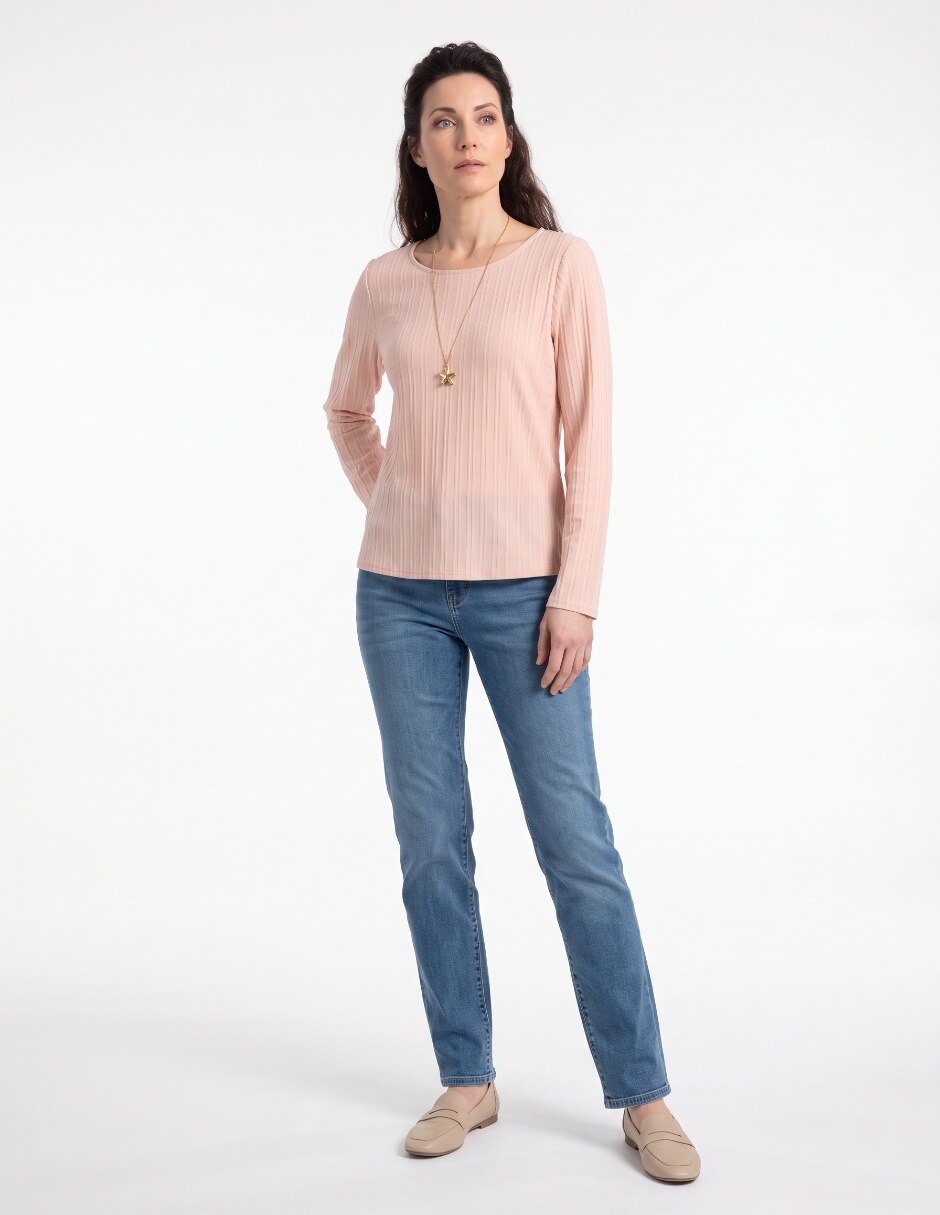 Blusa manga larga para mujer 3