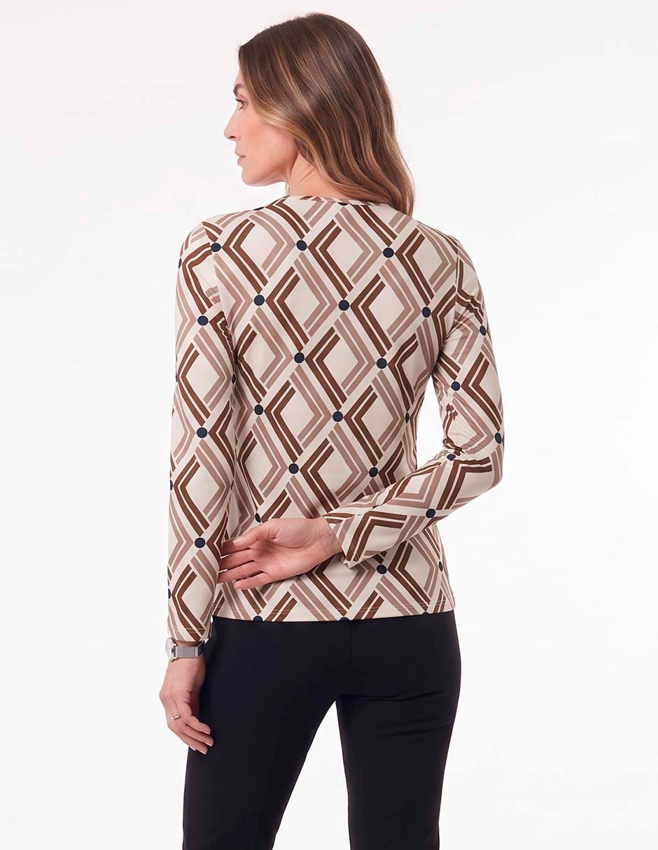 Blusa Manga Larga Para Mujer 4