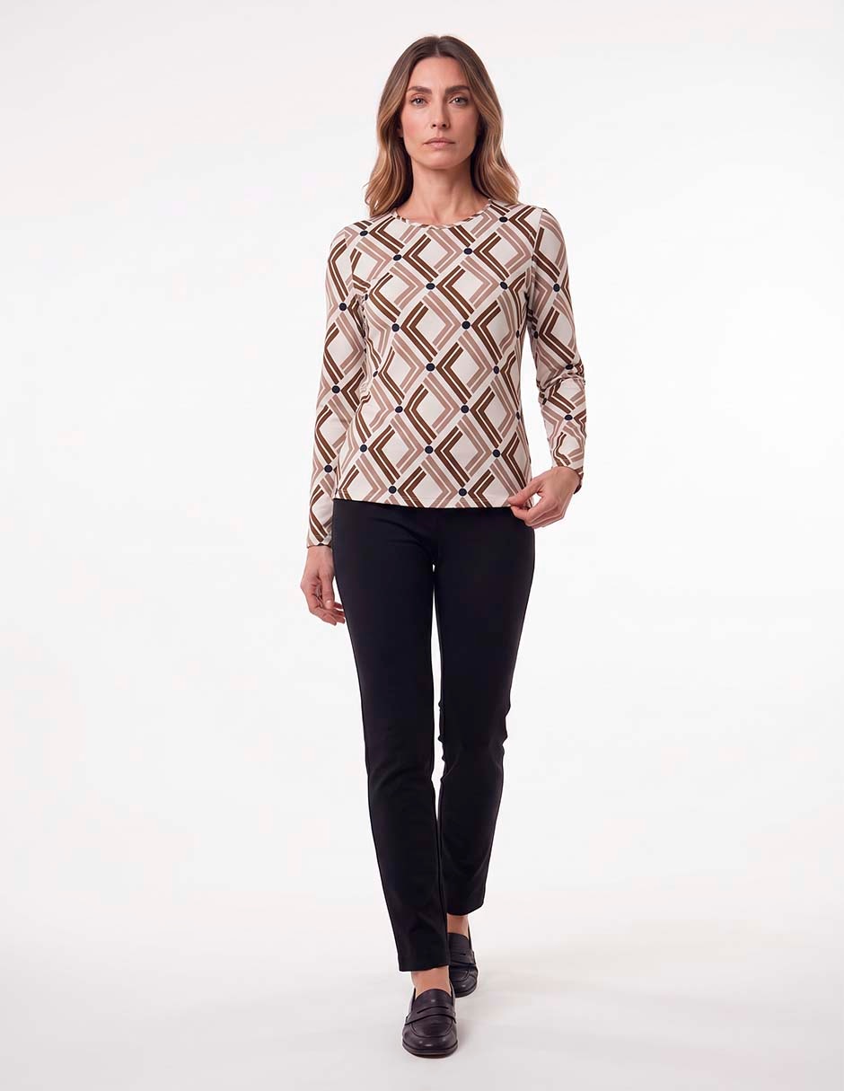 Blusa Manga Larga Para Mujer 3