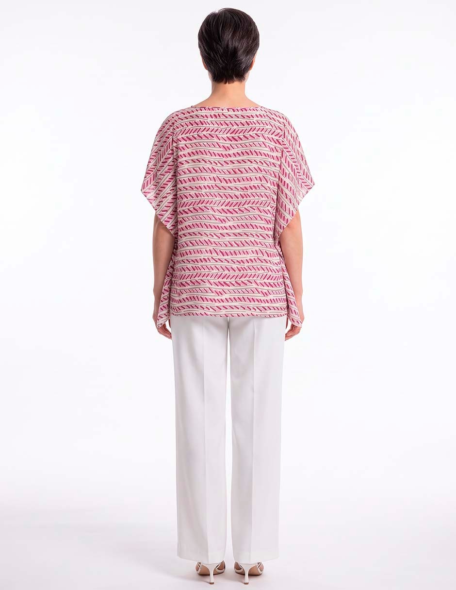 Blusa Manga Corta Para Mujer 4
