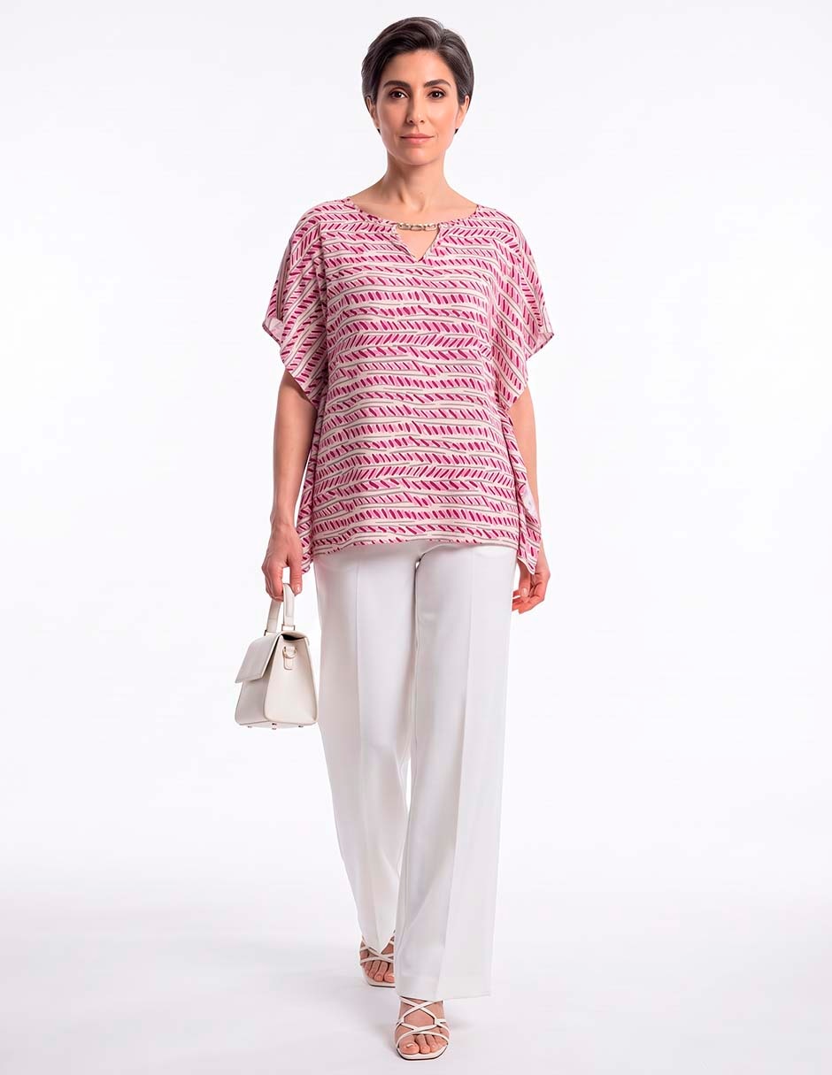 Blusa Manga Corta Para Mujer 3