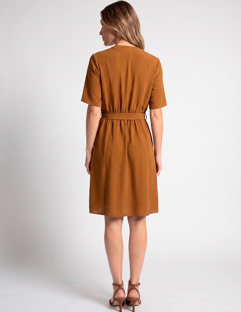 Vestido arriba rodilla casual para mujer 4