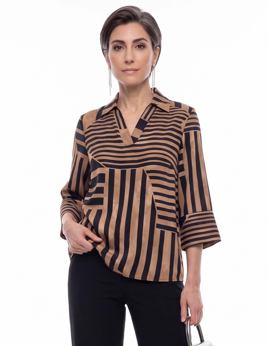 Blusa manga 3/4 para Mujer Blusa manga 3/4 para Mujer