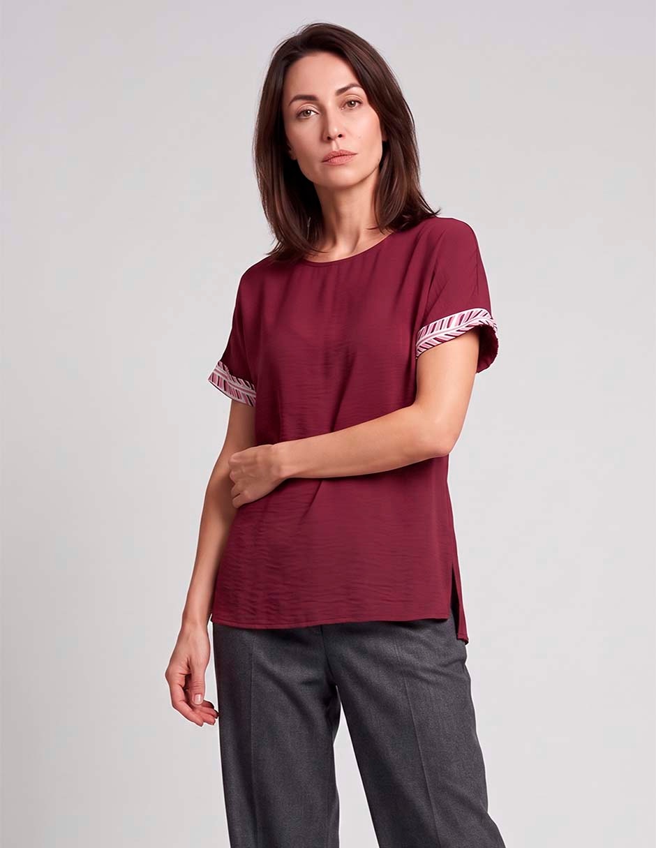 Blusa manga corta para mujer Blusa manga corta para mujer