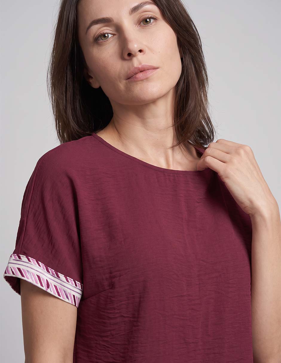 Blusa manga corta para mujer 2