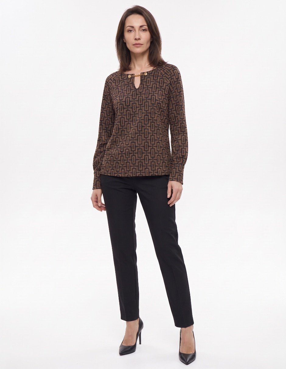 Blusa manga larga para mujer 3