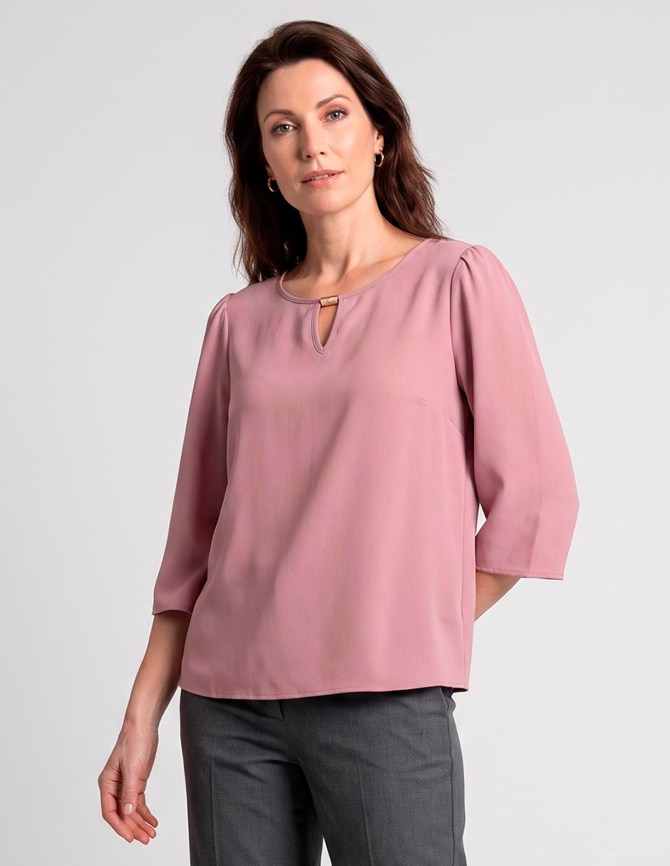 Blusa manga 3/4 para mujer
