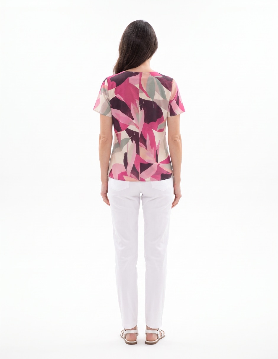 Blusa manga corta para mujer 2