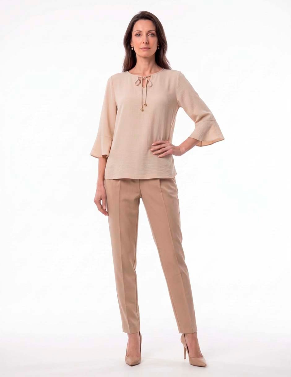 Blusa manga al codo para mujer 3