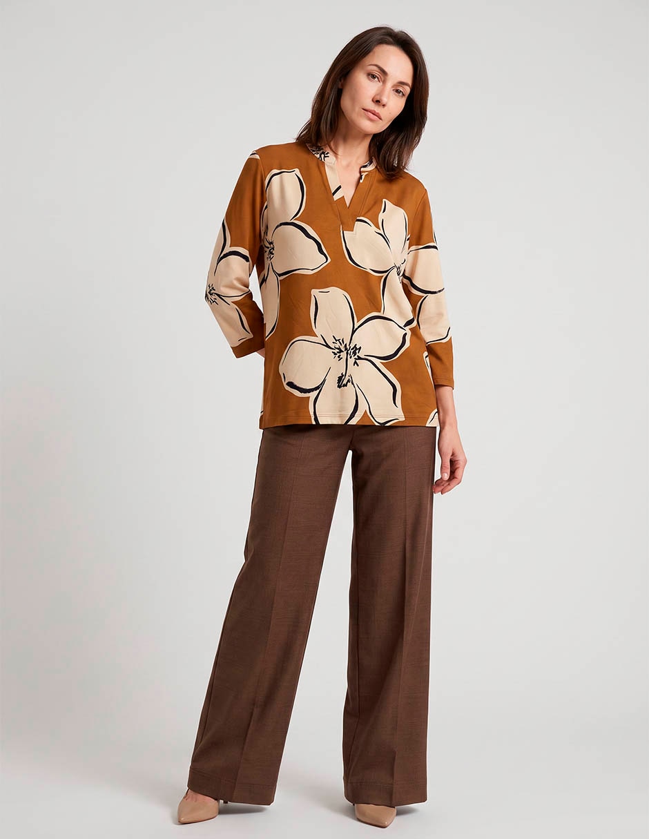 Blusa manga 3/4 para mujer